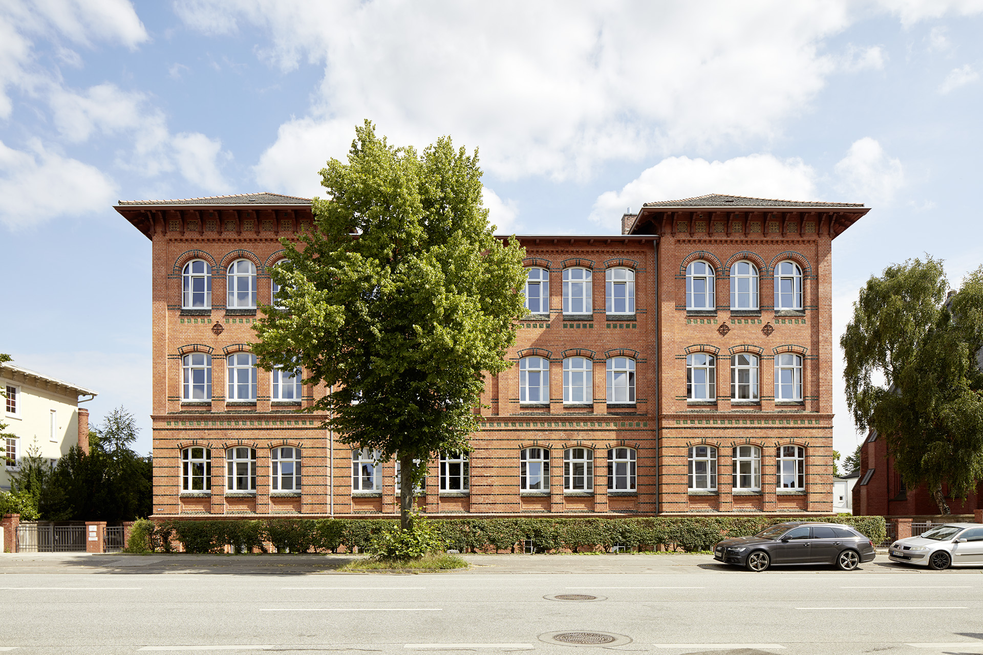 Fassade Alte Schule Lübeck Schwartauer Allee Studentenwohnheim